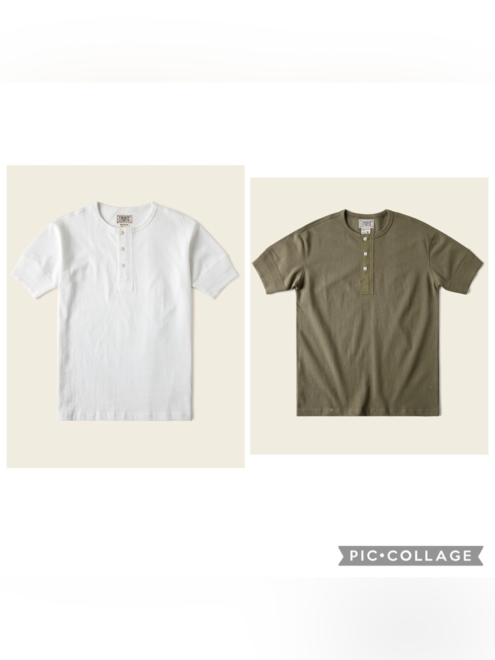 Bundle NWT Bronson Mfg. Co. Vintage Short Sleeve Henley T-Shirt